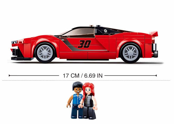 Italian Premium Red Sports Car  - M38-B0955