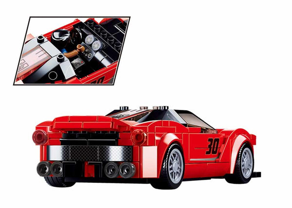 Italian Premium Red Sports Car  - M38-B0955