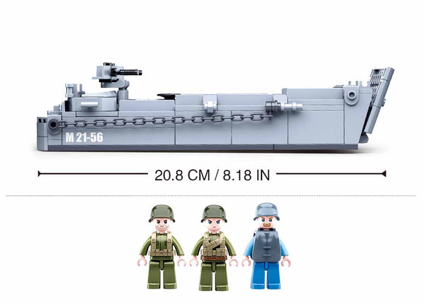 Higgins US WW2 Landing Craft   - 182 Piece - M38-B0855