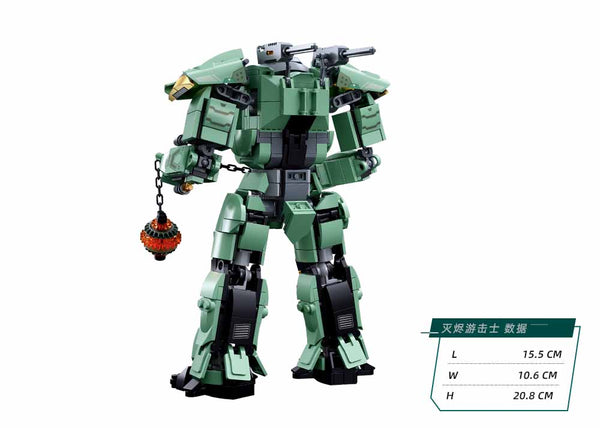 Mech Warrior -Green Warrior B1153