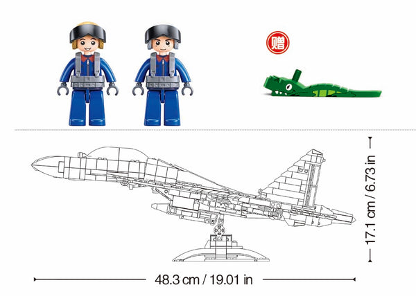 J16 Advance Fighter Jet  - M38-B1273