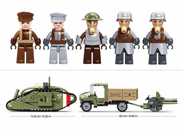 WW1 Mark 1 British Tank Battlefield -B1296
