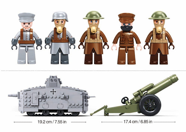 WW1 A7V German Tank Battlefield -B1295