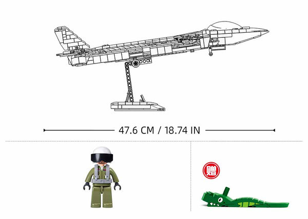 J20 Fighter Aircraft Set M38-B1187