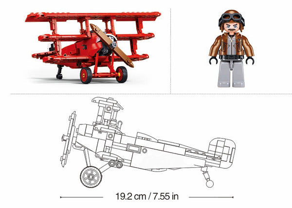 WWI Fokker Bi-Plane Fighter - B1292
