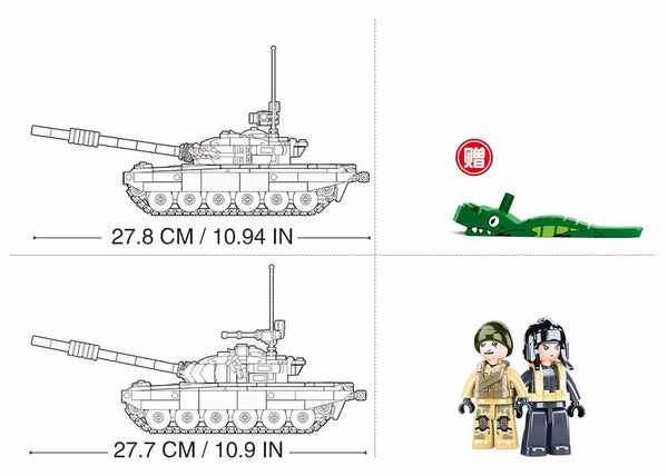 T-72 Modern Soviet Main Battle Tank M38-B1011 - 770 Pcs