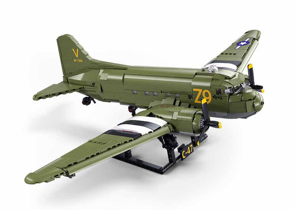 C-47 WW2 Dakota Skytrain Troop Transport - Sluban B1366