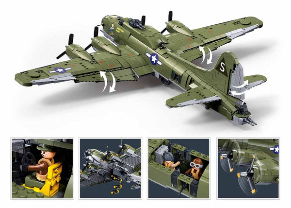 B-17 US Flying Fortress WW2 Bomber - B1367 Sluban