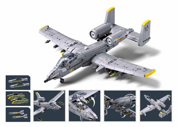 A-10 Thunderbolt Tank Buster Fighter - Sluban B1262