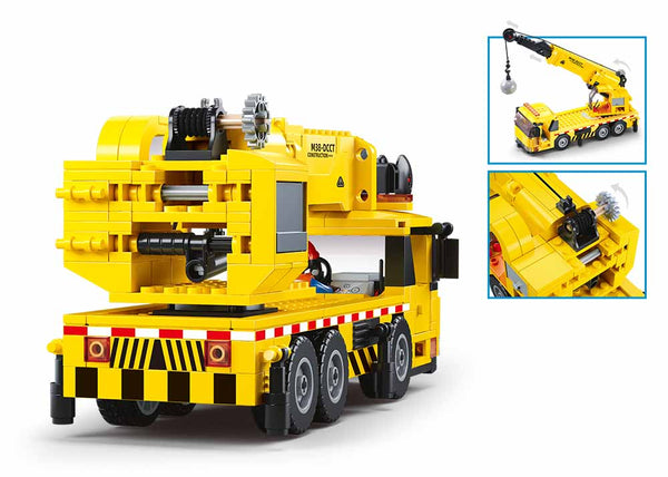 Sluban Crane and Wrecking Ball - Construction Vehicle