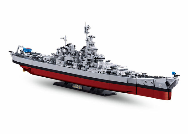 USS Missouri WW2 Battleship 1/350 Scale Set  - 1793 pieces M38-B1291