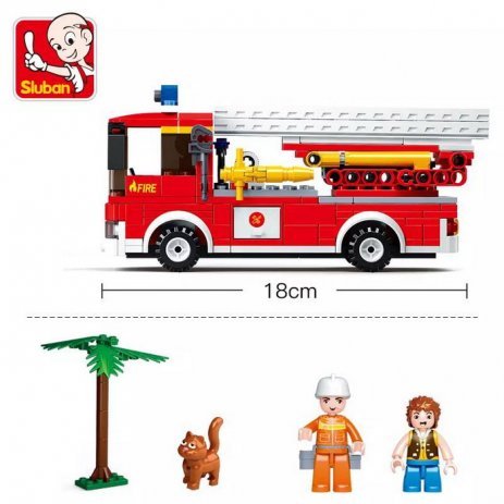 Small Fire Truck - Aerial Ladder - M38-B0625