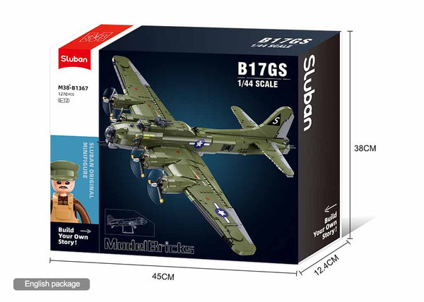 B-17 US Flying Fortress WW2 Bomber - B1367 Sluban