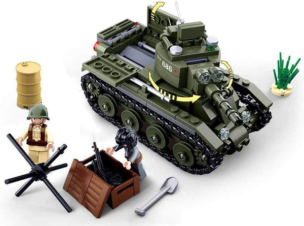 WWII Russian BT-7 Cavalry Tank Light Tank