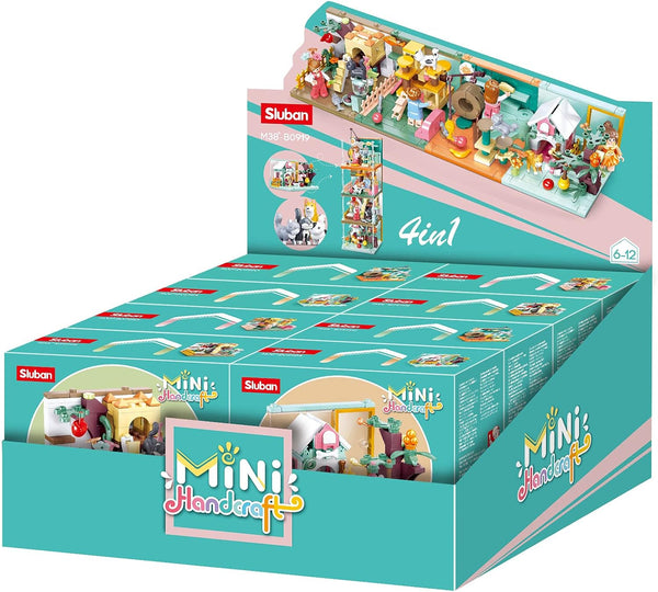 Mini Sets / Mini Pet Scene Building 8 sets in One Mega Pack  - 868 Pieces - M38-B0919