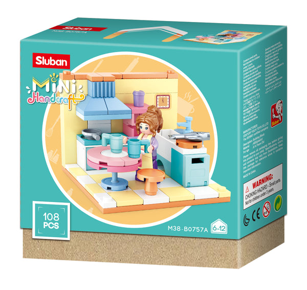 Girl's Mini House sets  - 868 Pieces - M38-B0757