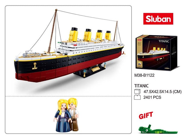 Lego Militar SLUBAN TITANIC 1:350 Bricks Toys Expert Lego