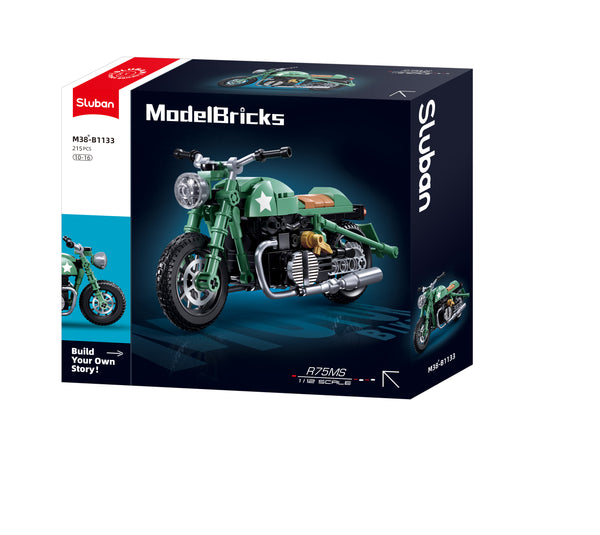 Motorcycle  - US Army WW2 1942 Bike M38-B1133
