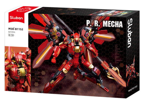 Mech Warrior - Red Warrior B1152