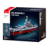 USS Missouri WW2 Battleship 1/350 Scale Set  - 1793 pieces M38-B1291