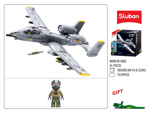 A-10 Thunderbolt Tank Buster Fighter - Sluban B1262