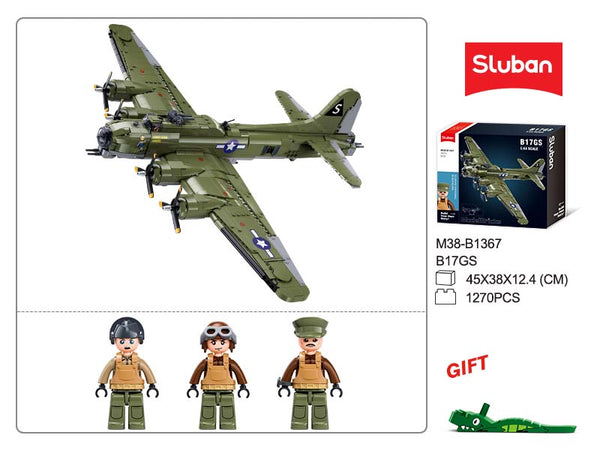 B-17 US Flying Fortress WW2 Bomber - B1367 Sluban