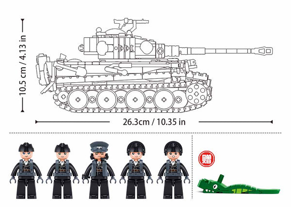 TIGER WW2 GERMAN TANK - M38-B1533