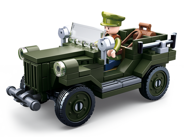 Sluban WW2 Allied Field Jeep  - 112 Piece - M38-B0682