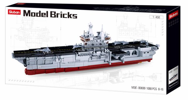 1:450 Scale Large Assault Aircraft Carrier M38-B0699