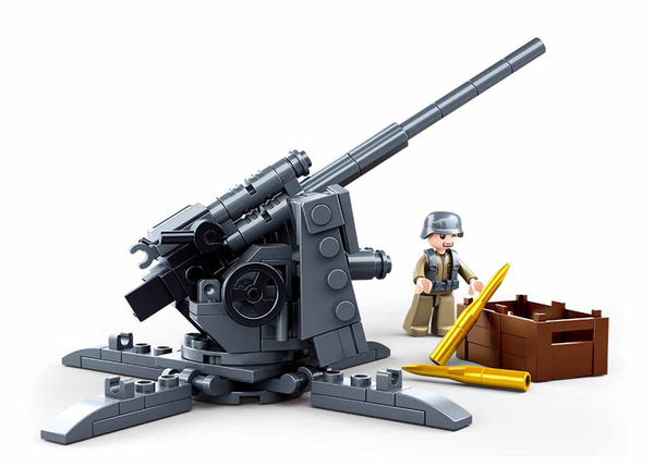 Sluban 88mm Anti-Aircraft Gun  - 115 Piece - M38-B0852