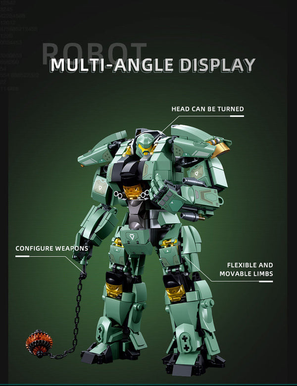 Mech Warrior -Green Warrior B1153