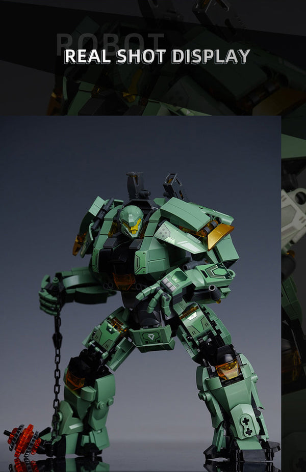 Mech Warrior -Green Warrior B1153