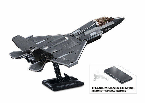 J35 Stealth Aircraft Sluban Set - 838 Pieces - M38-B1186