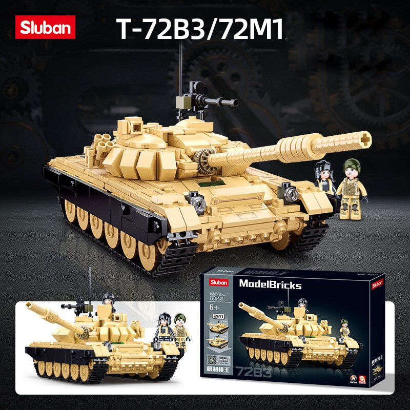 T-72 Modern Soviet Main Battle Tank M38-B1011 - 770 Pcs | Sluban North ...