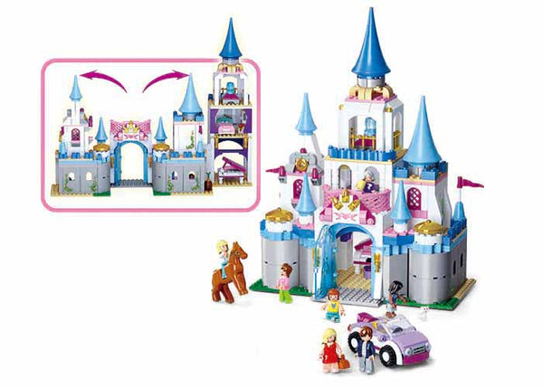 Sluban Large Girls Sapphire Castle - 815 Psc - M38-B0610