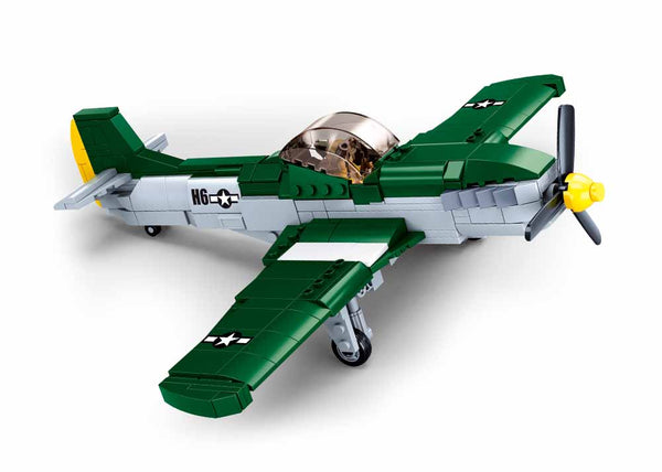 P-51 Mustang US Air-force Fighter Plane   - 323 Pieces - M38-B0857