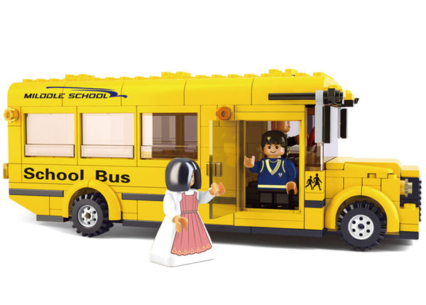 School Bus and School House