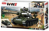 Sluban T-34 Medium WW2 Tank with Mini Figures ( 2 in 1 Set ) - 687 Pieces - M38-B0689