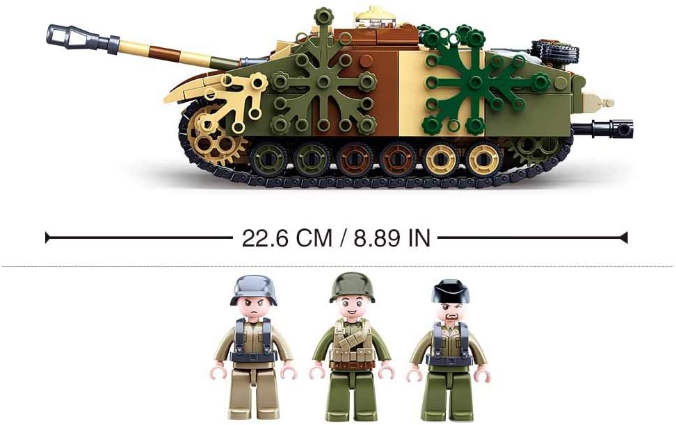 Sluban WWII Panzer IV Main Battle Tank Vehicle - 543 Pieces ( 2 in 1 )