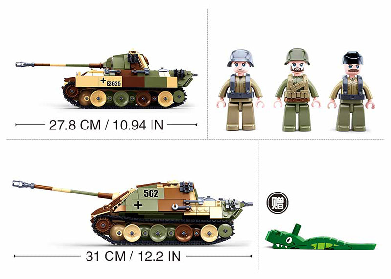 Sluban Army World War II Schwerer Panzer M38-B0979