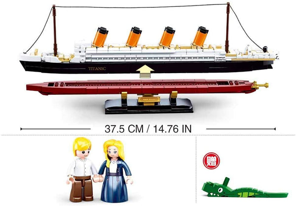 Medium Scale Titanic Model Kit - (36 cm / 14.7 Inch Long )  - 481 PCS - M38-B0835