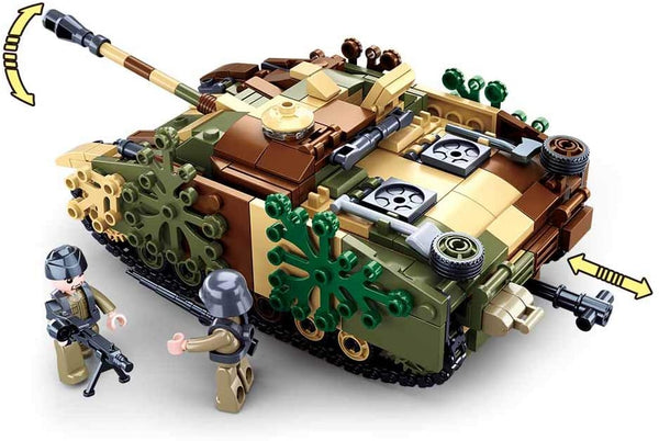 WWII STUG III German Armoured Battle Tank - 524 Pieces - M38-B0858