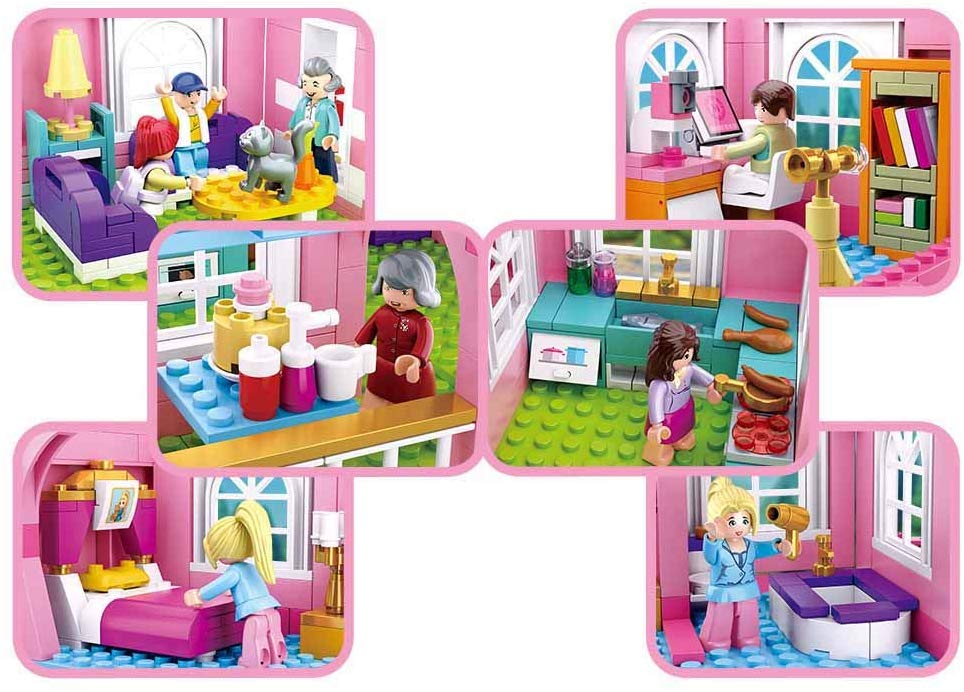 Set De Construcción Sluban Girls Friends Hospital Con Ambulancia, 668 Set De Construcción Sluban Girls Friends Hospital Con Ambulancia, 668