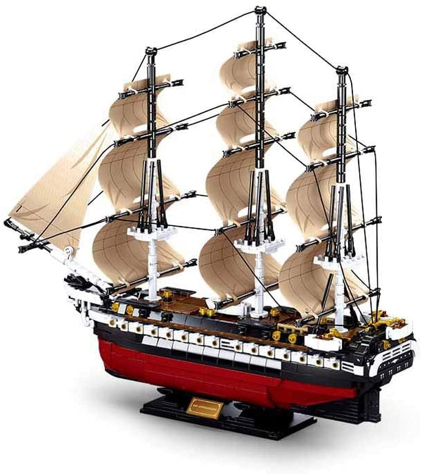 USS Constitution 1794 Navy Frigate Sailing Ship - (36 cm / 14.7 Inch Long )  - 1118 PCS - M38-B0836