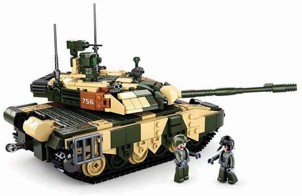 Sluban T-90 Main Battle Tank - 758 Pieces  - M38-B0756