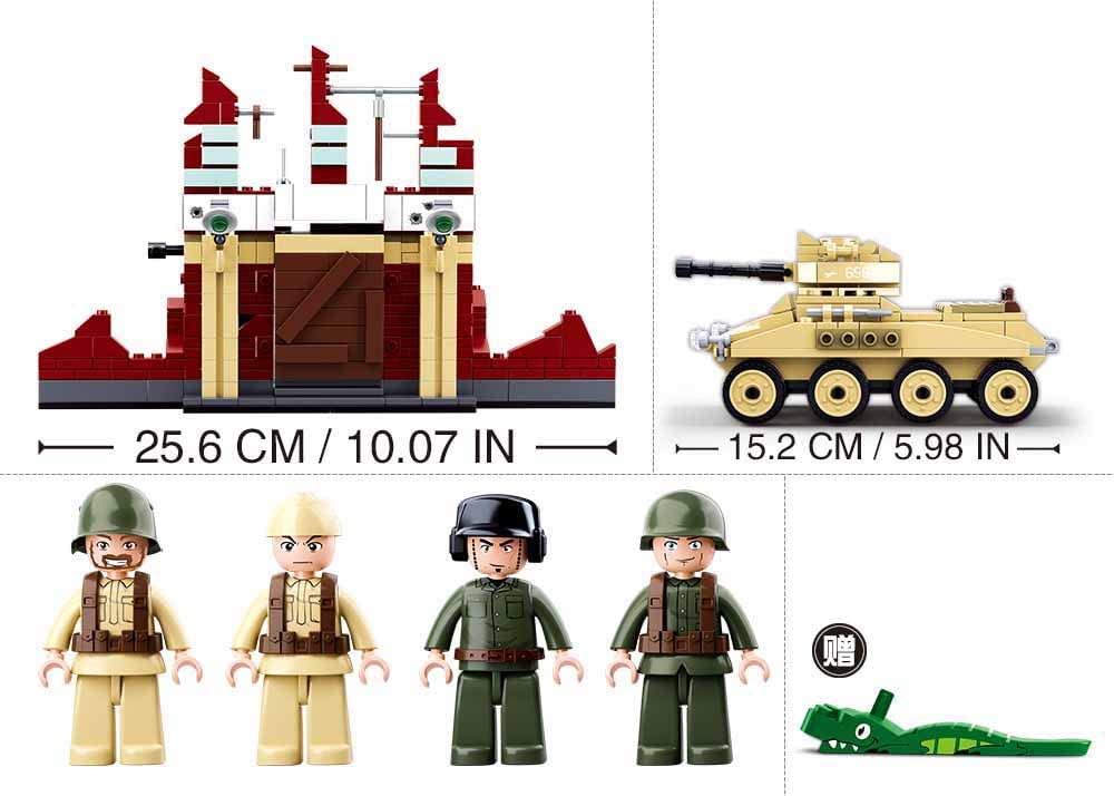 Sluban 696 WWII Battle of Stalingrad Building Brick Kit (479 pcs) 