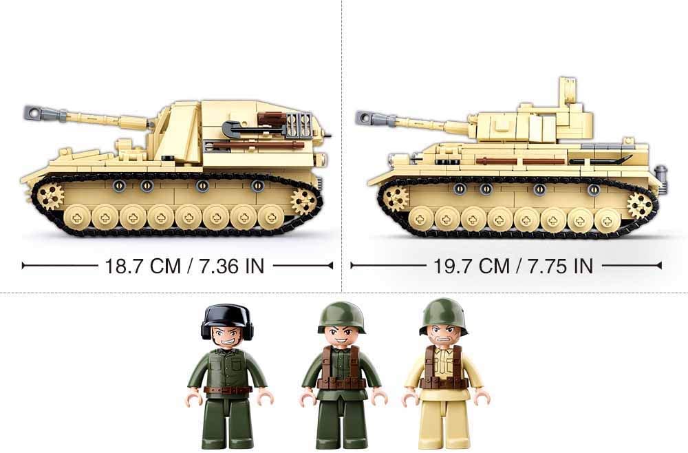 Sluban M38-B0691N World War II Reborn Panzer II Military