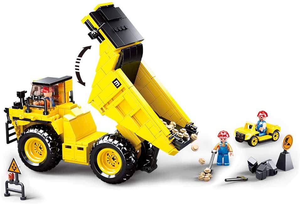 Sluban Big Mine Wagon - Construction Vehicle - 416 Pieces - M38