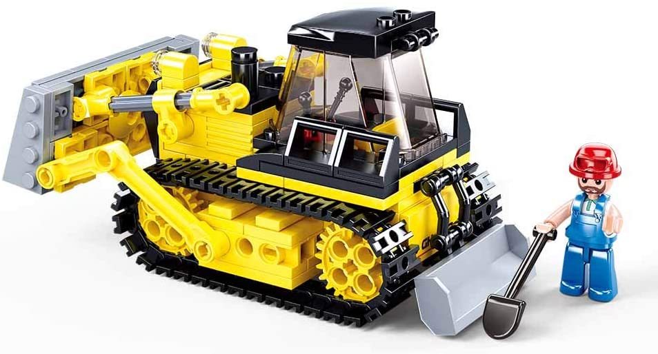 Bulldozer Construction Vehicle 231 Pieces M38 B0802 Sluban