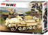 WWII German Half Track Tank with field Cannon - 460 Pieces -M38-B0695